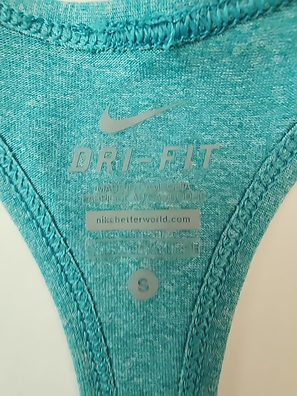 Nike Teal Racerback Tank Top - Picture 6 of 15